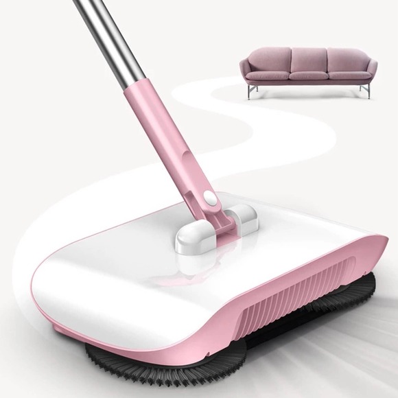 💝 PINK PUSH SWEEPER MOP SPIRAL FLOOR CLEANER - Picture 6 of 8